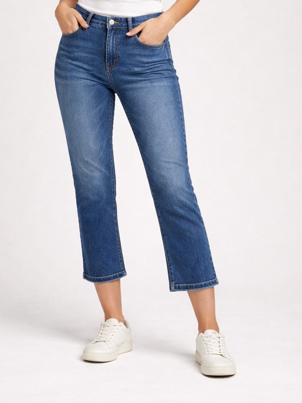 Kut From The Kloth Crop Straight Leg Jeans Sz 4
